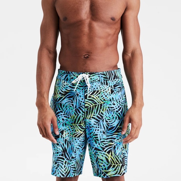 AE 10" Classic Board Short Men's Swim Shorts - Picture 1 of 11